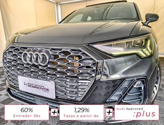 AUDI Q3 2.0 40 TFSI GASOLINA SPORTBACK PERFORMANCE BLACK QUATTRO TIPTRONIC AUDI Q3 2.0 40 TFSI GASOLINA SPORTBACK PERFORMANCE BLACK QUATTRO TIPTRONIC